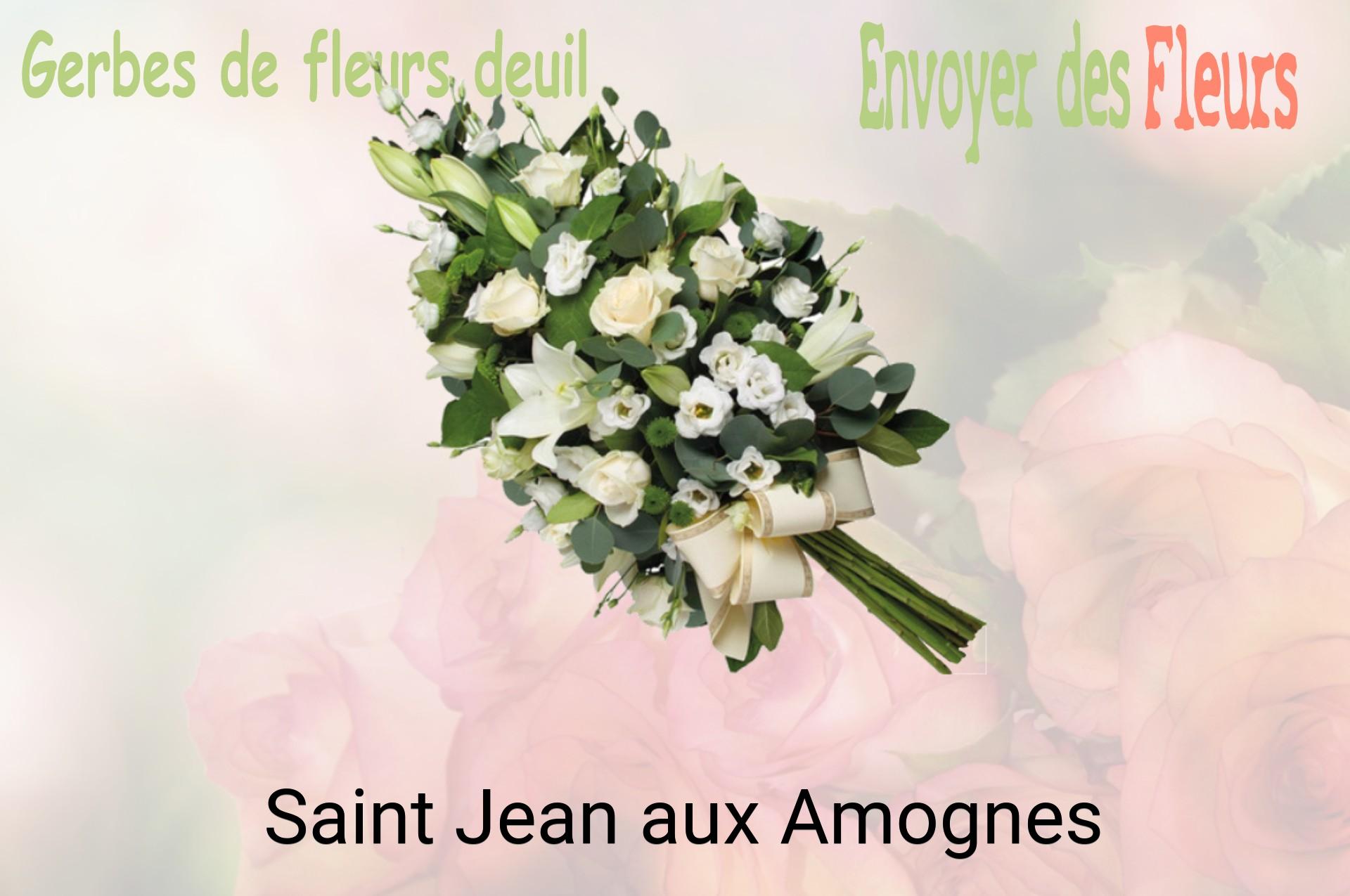 Gerbe de fleurs de deuil livrée à Saint-Jean-aux-Amognes